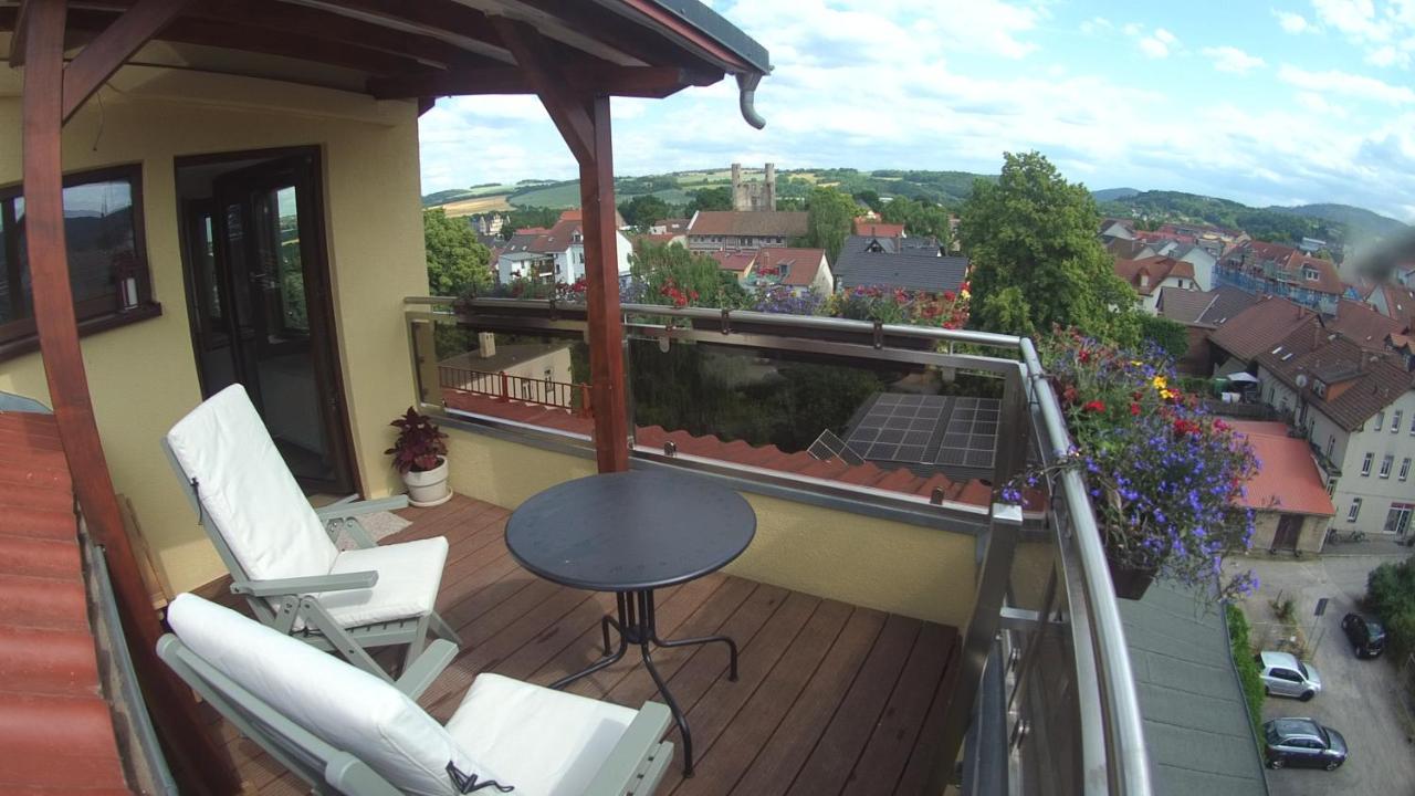 Ferienwohnung Fernblick Saalfeld Saale Dış mekan fotoğraf